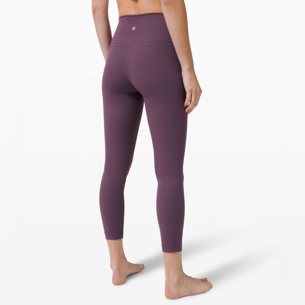 Lululemon Purple Grape Thistle Wunder Under High-Rise Tight Legging 25”- Size 8